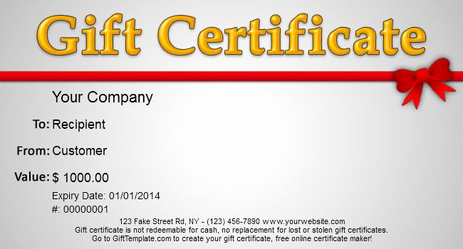 Photo Gift Certificate Template Fresh Free Printable Christmas Gift Cards