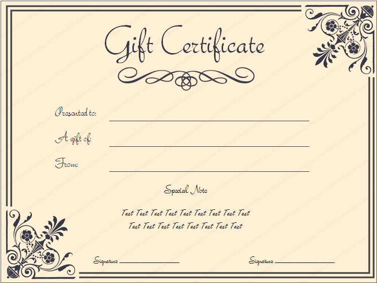 Photo Gift Certificate Template Unique Pin Templates 6 Business Gift Certificate Templates to