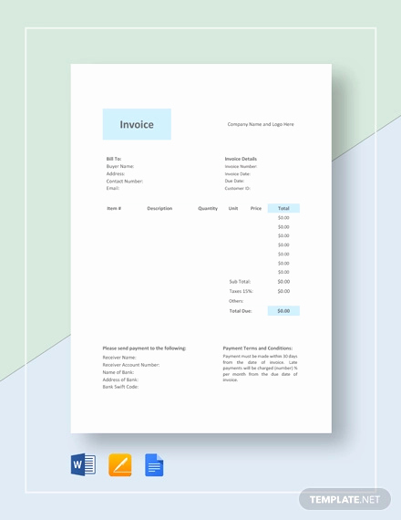 Photography Invoice Template Word Lovely Graphy Invoice Template 10 Free Word Excel Pdf