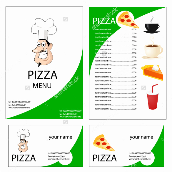 Pizza Menu Template Free Inspirational 29 Pizza Menu Templates – Free Sample Example format