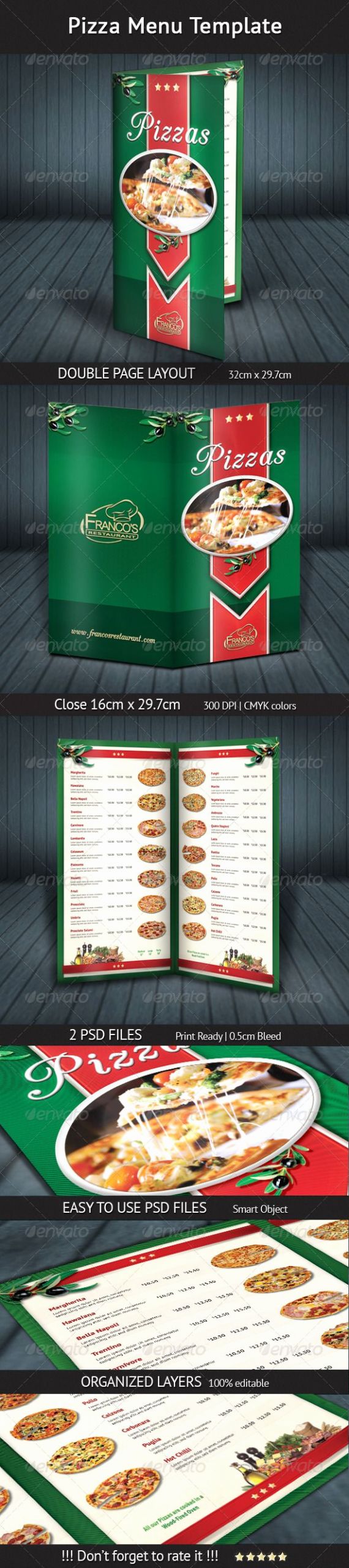 Pizza Menu Template Free Inspirational Pizza Menu Template