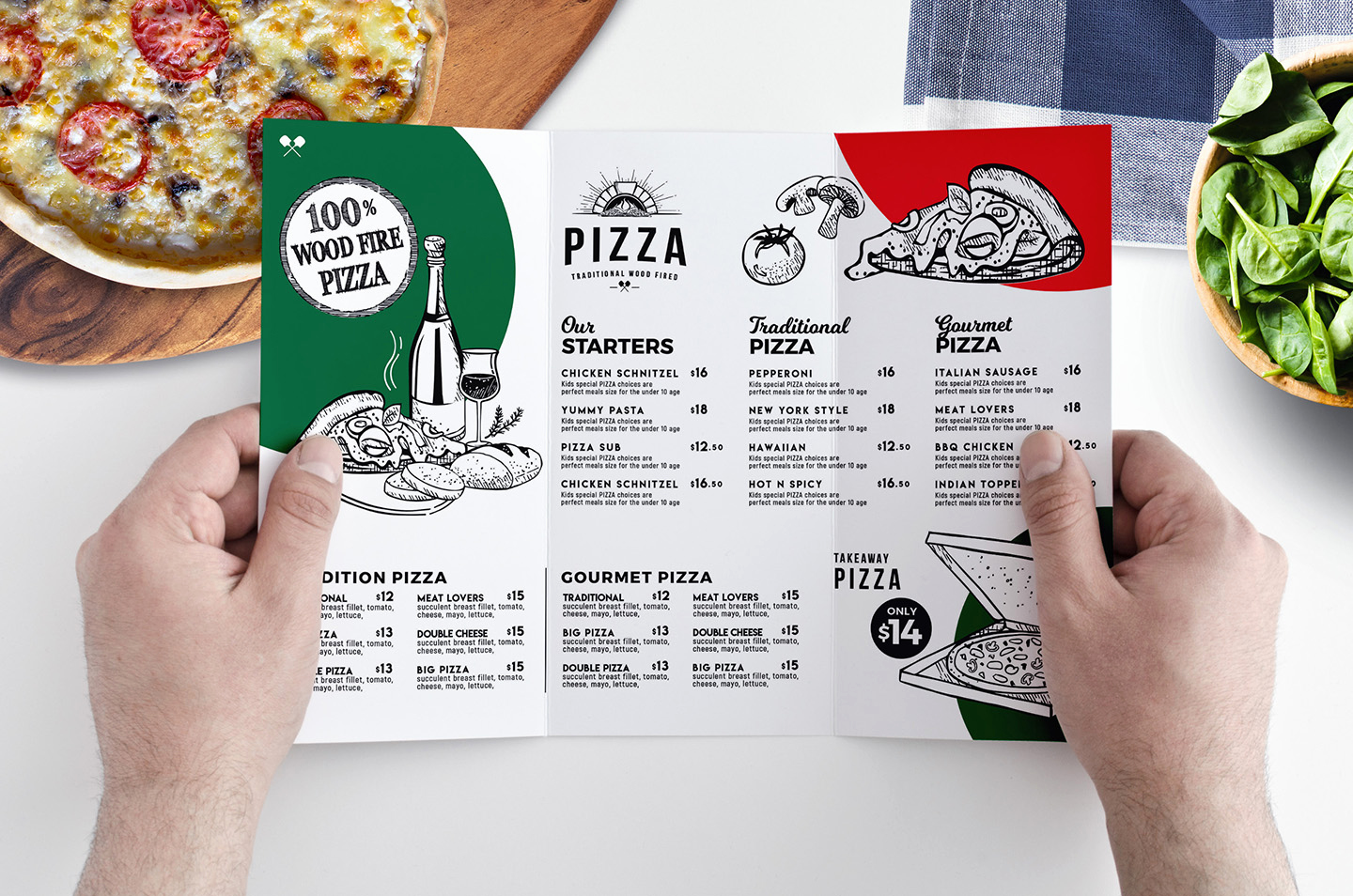 Pizza Menu Template Free Inspirational Pizza Menu Templates In Psd Ai &amp; Vector Brandpacks