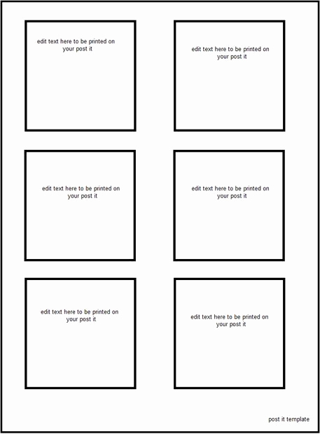 Post It Note Printing Template Fresh How to Print On A Post It Note