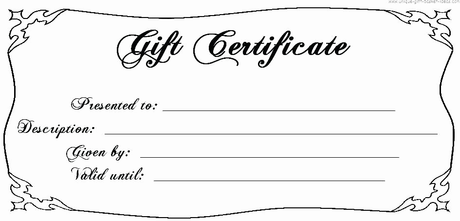 Printable Blank Gift Certificate Template Fresh Image Result for T Certificate Template Free