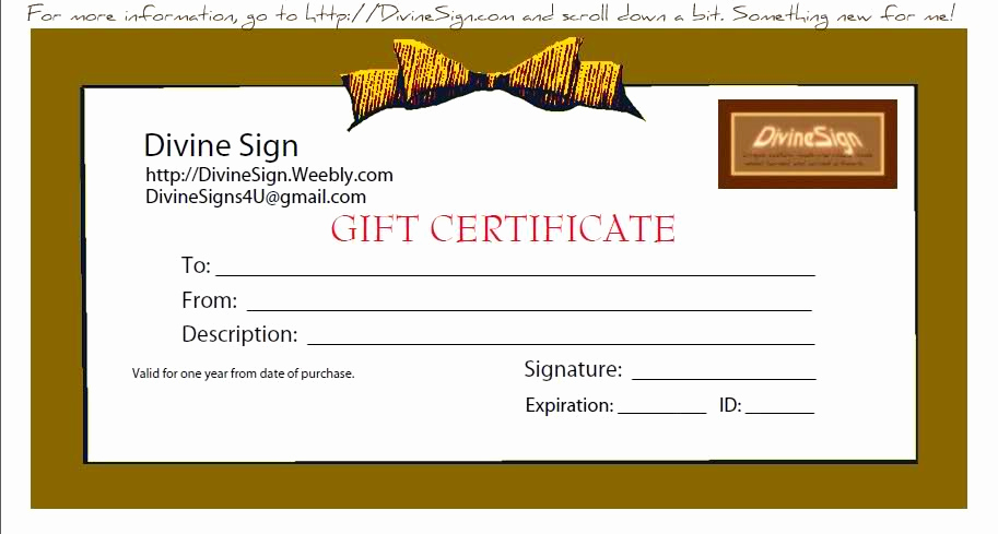 Printable Blank Gift Certificate Template Luxury Template Printable Gallery Category Page 46
