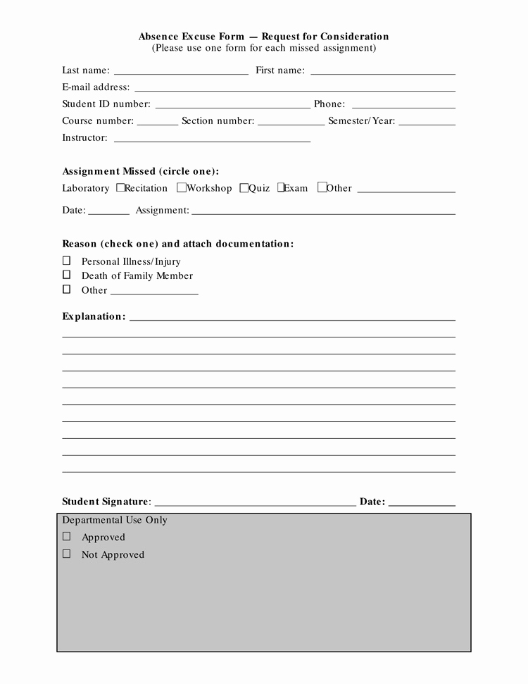 Printable Doctor Note Template Awesome 36 Free Fill In Blank Doctors Note Templates for Work