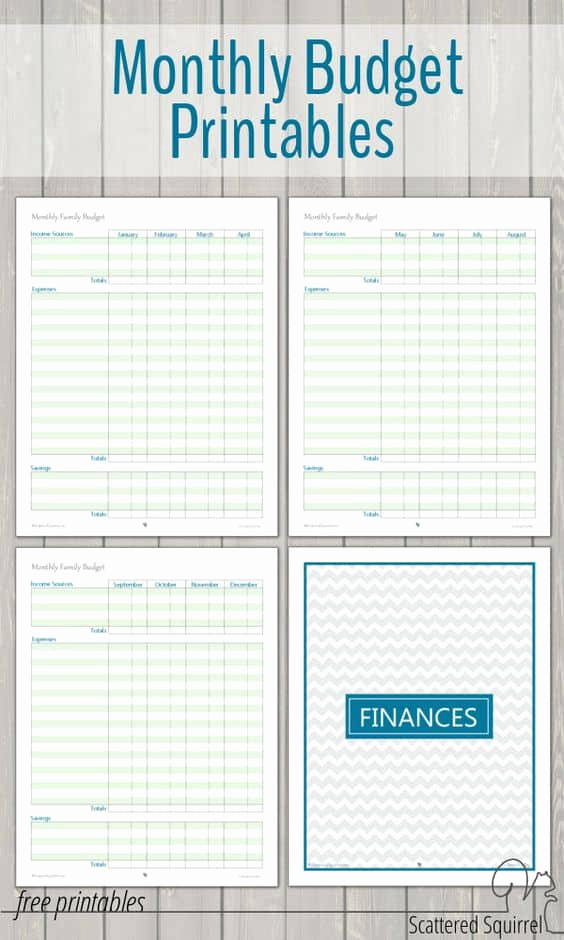 Printable Family Budget Template Awesome 17 Brilliant and Free Monthly Bud Template Printable