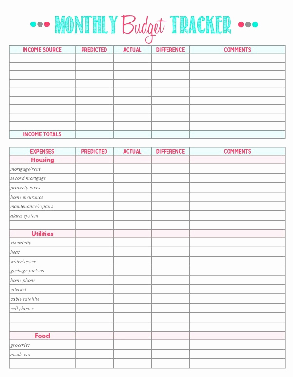 Printable Family Budget Template Best Of Family Binder Bud Ing Printables Clean and Scentsible