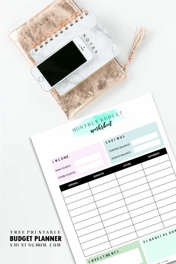 Printable Home Budget Template Inspirational Free Printable Household Bud Template that Works