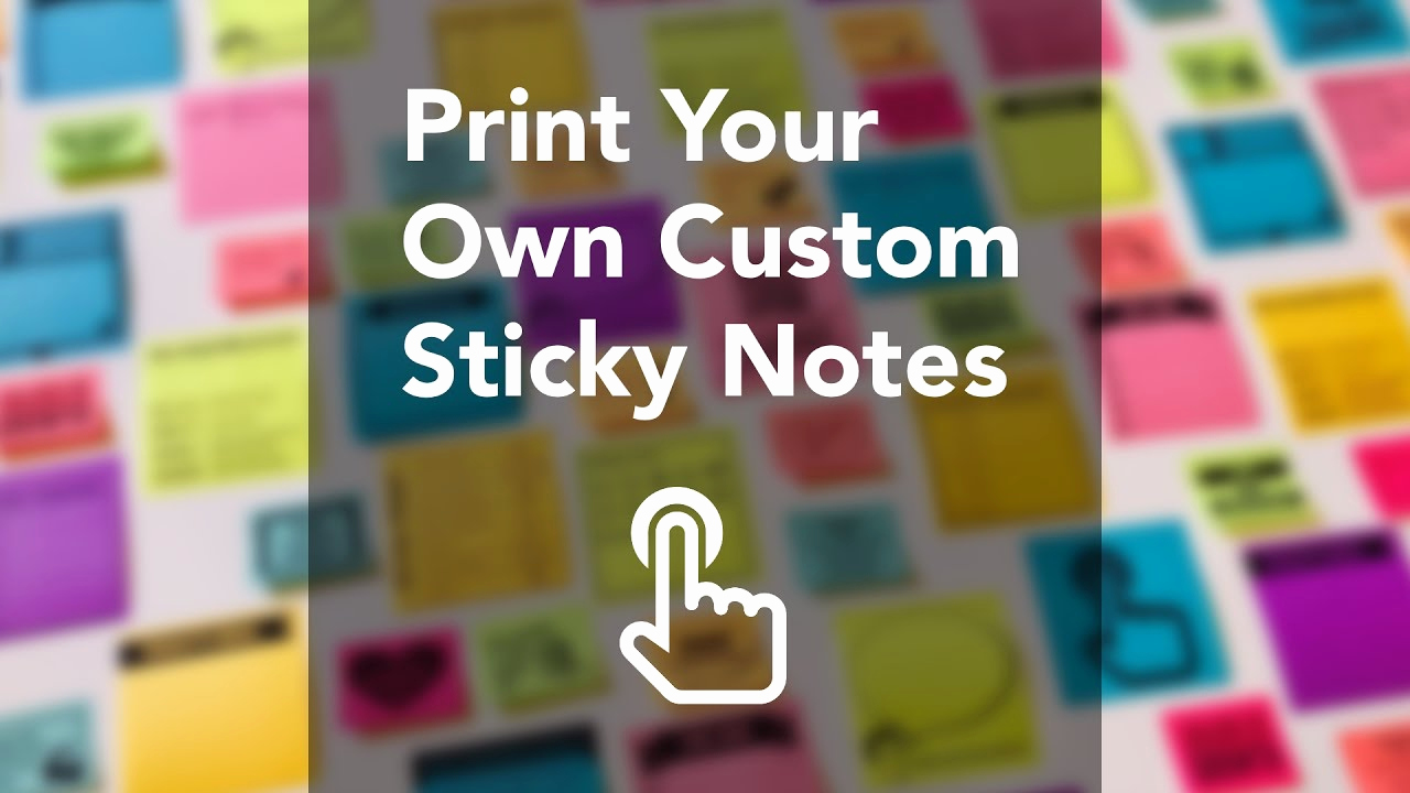 Printable Post It Notes Template Inspirational Print Your Own Custom Sticky Notes Google Slides