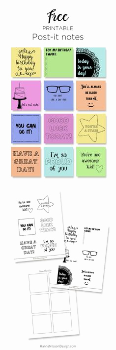 Printable Post It Notes Template Unique Diy Secret How to Print On Post It Notes and Free