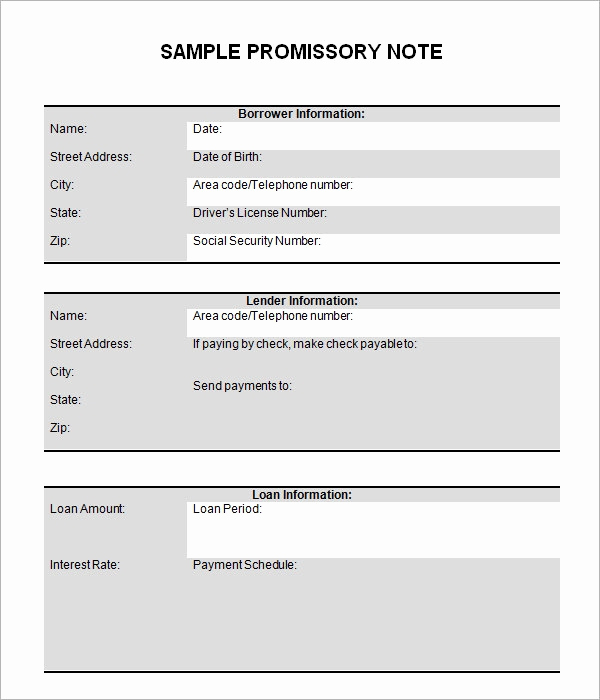 promissory note