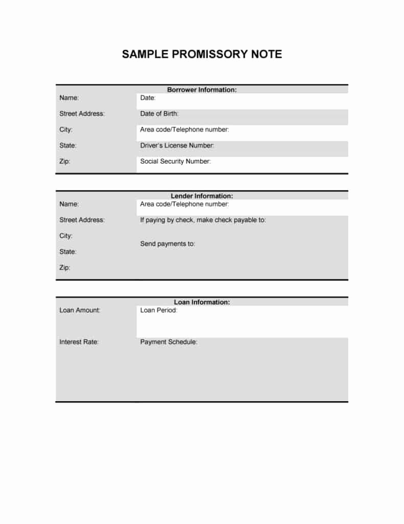 Promissory Note Word Template Luxury 12 Promissory Note Templates Samples In Microsoft Word