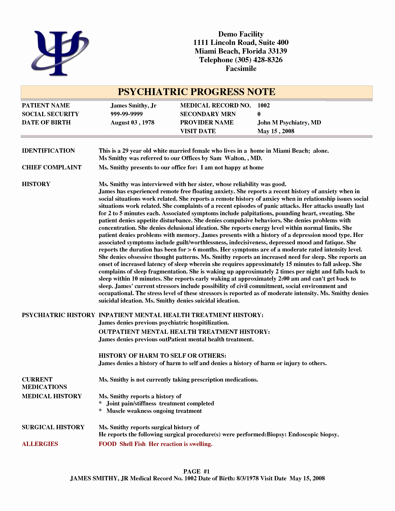 Psychiatric soap Note Template Best Of Psychotherapy Progress Notes Template Google Search