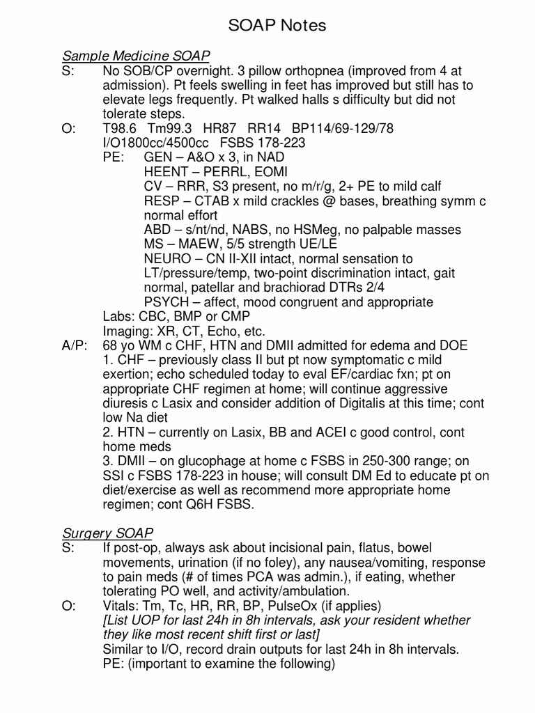 Psychiatric soap Note Template New Sample soap Note Childbirth