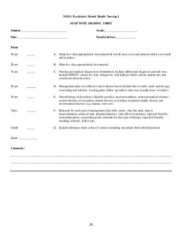 Psychiatry soap Note Template Best Of Download Syllabus the University Of Texas at Arlington
