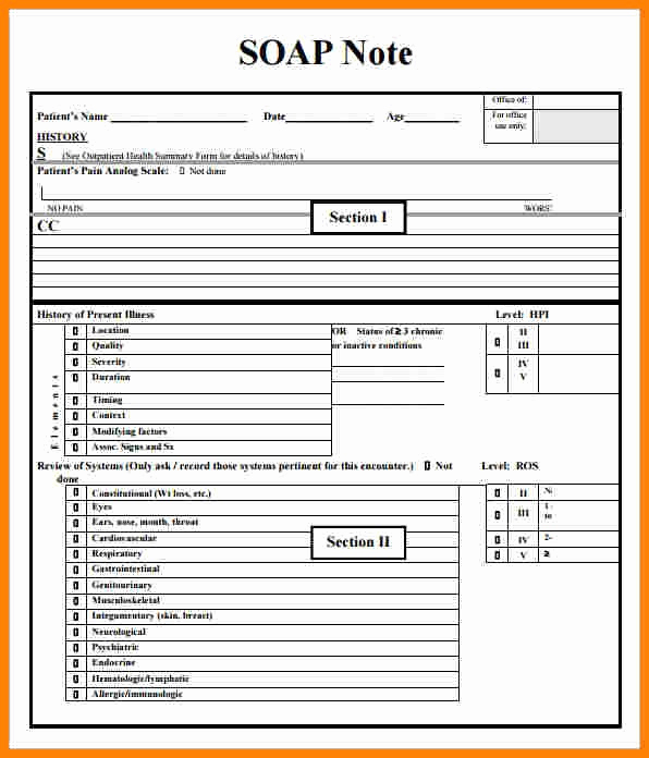 Psychiatry soap Note Template Fresh 10 soap Note Template Free Download Word Excel Pdf