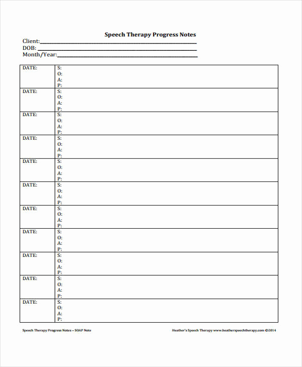 Psychotherapy Note Template Word Unique therapy Notes Template – Emmamcintyrephotography