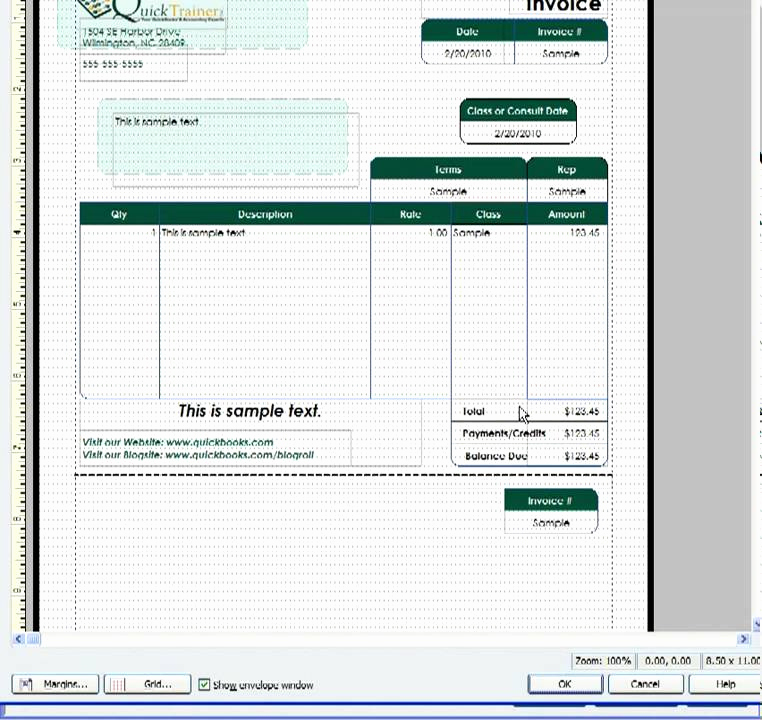 Quickbooks Invoice Template Download Beautiful Customizing A Quickbooks Invoice Template to Include A