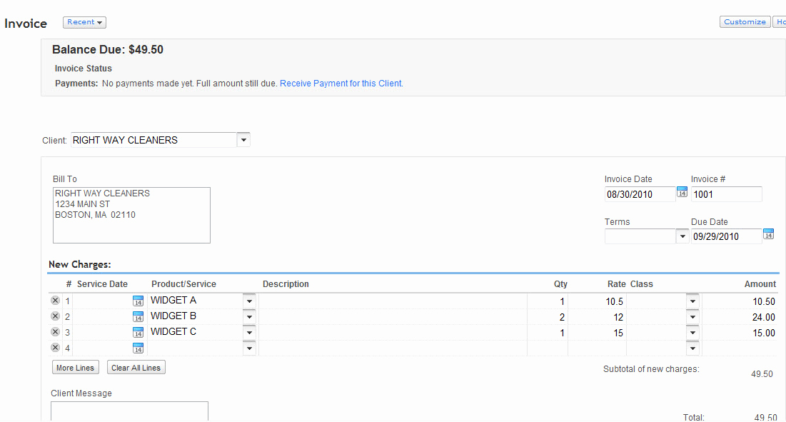 Quickbooks Invoice Template Download Best Of Invoice Template Quickbooks Line