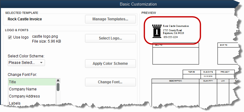 Quickbooks Invoice Template Download Fresh Adding A Logo to Invoice Template Experts In Quickbooks