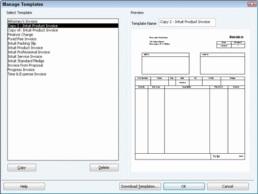 Quickbooks Invoice Template Download Inspirational How to Customize An Invoice form In Quickbooks 2011 Dummies