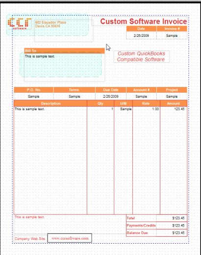 Quickbooks Invoice Template Excel New Intuit Invoice Template