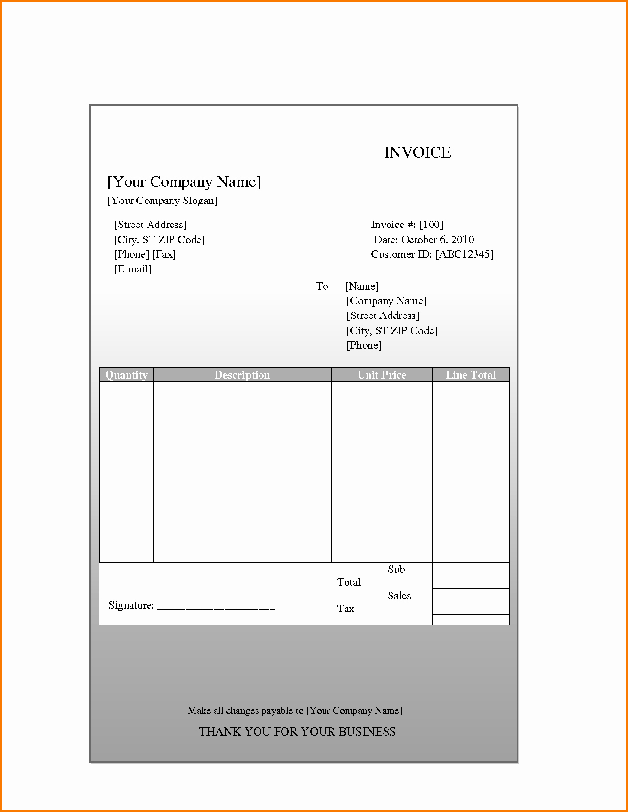 Quickbooks Invoice Template Excel Unique Quickbooks Spreadsheet Templates Google Spreadshee