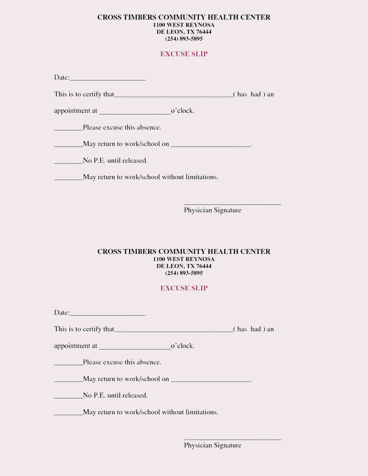 Real Doctors Note Template Best Of Creating Fake Doctor S Note Excuse Slip 12 Templates