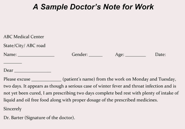 Real Doctors Note Template Luxury Creating Fake Doctor S Note Excuse Slip 12 Templates