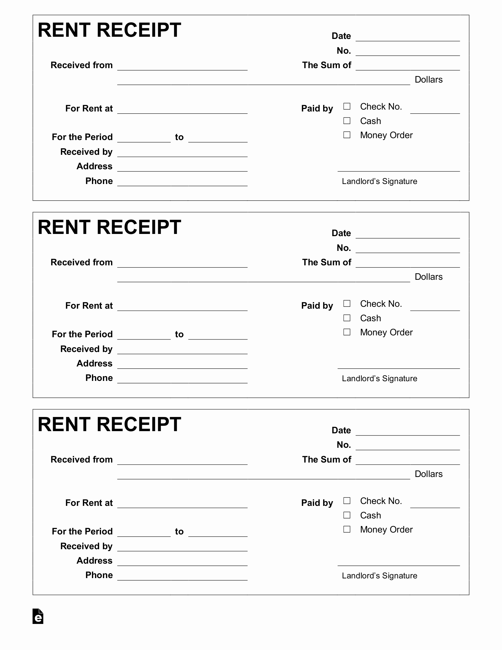 Rent Invoice Template Free Awesome Free Rent Receipt Template Pdf Word