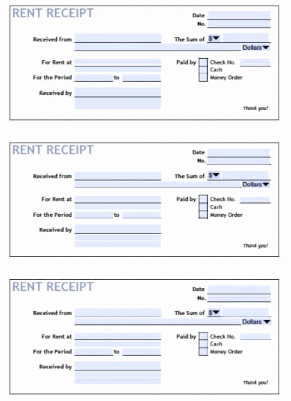 Rent Invoice Template Pdf Lovely 6 Rent Receipt Templates