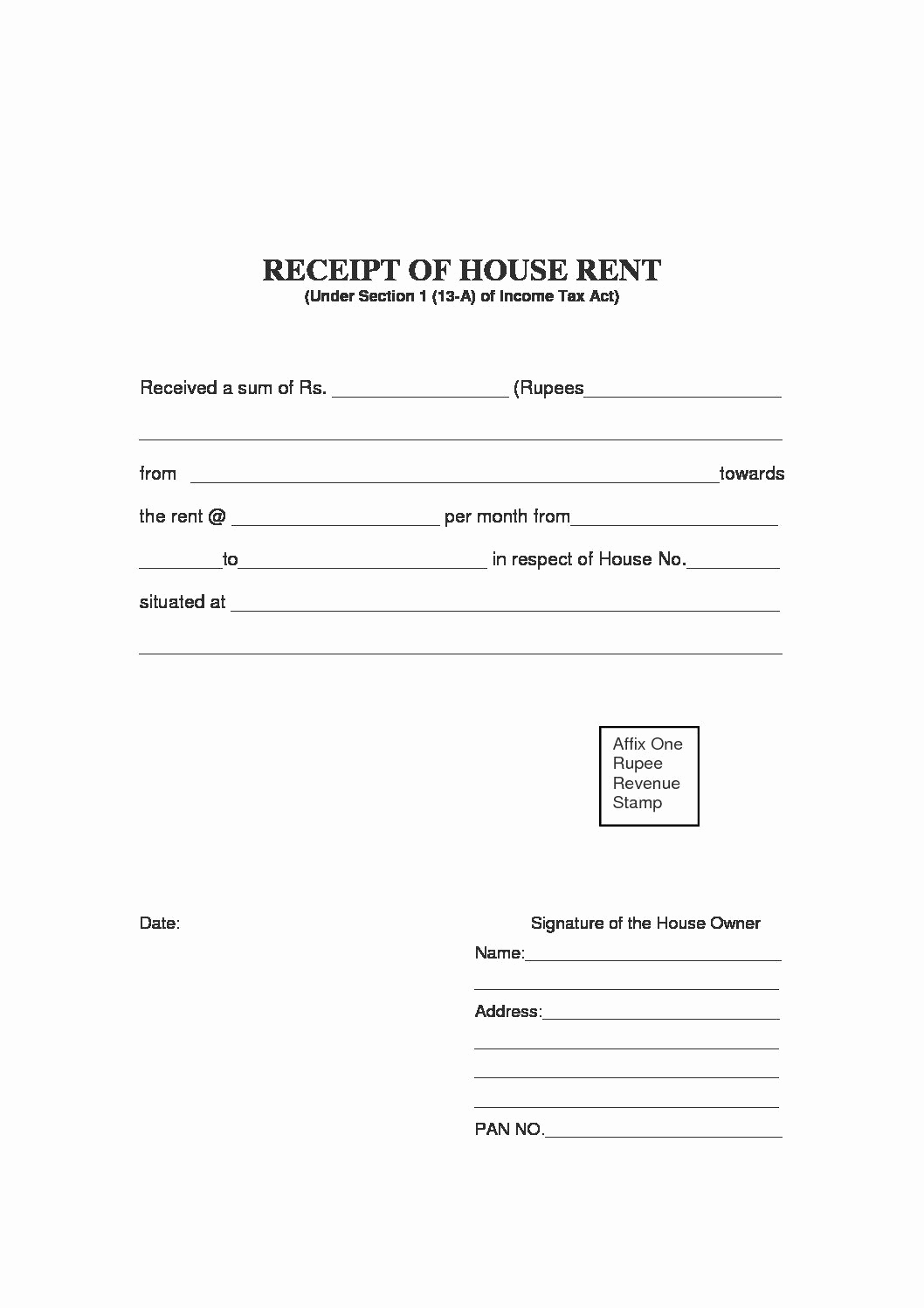 Rent Invoice Template Pdf Unique Free Rent Receipt Template and What Information to