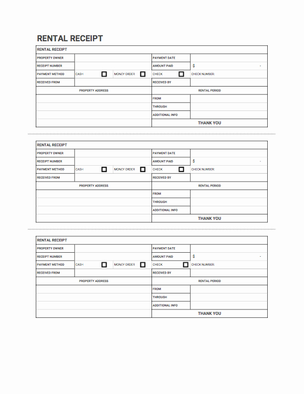 Rent Invoice Template Pdf Unique Rent Receipt Template