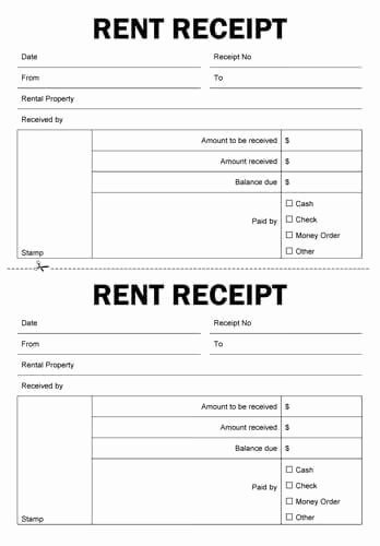 Rent Invoice Template Word Luxury Rent Receipt Template Excel – Printable Receipt Template