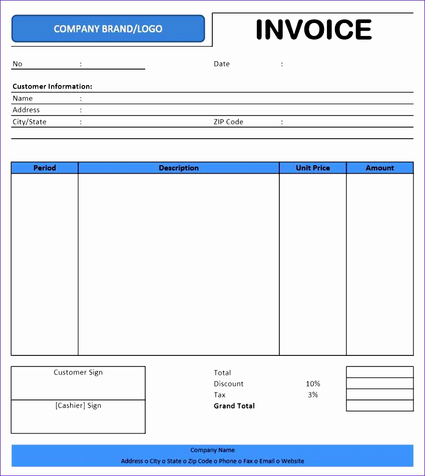 Rental Invoice Template Excel Inspirational 8 Invoice Excel Template Exceltemplates Exceltemplates