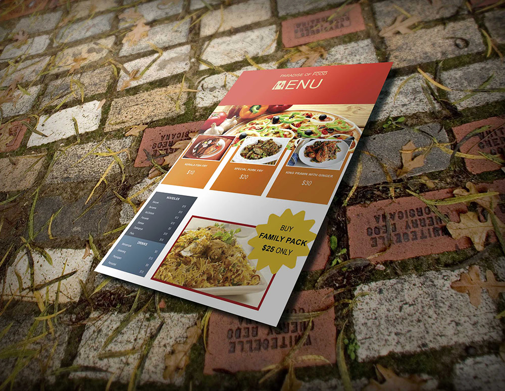 Restaurant Menu Template Psd Best Of 50 Free Psd Restaurant Flyer Menu Templates