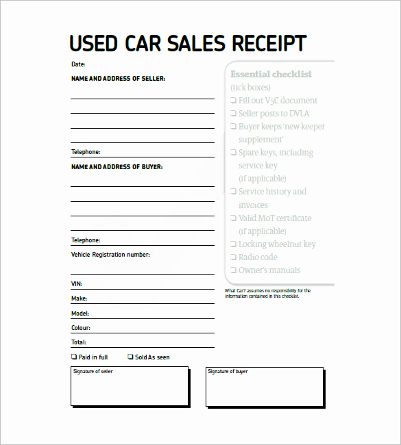 Sales Invoice Template Word Beautiful Car Sales Invoice Template Free Download