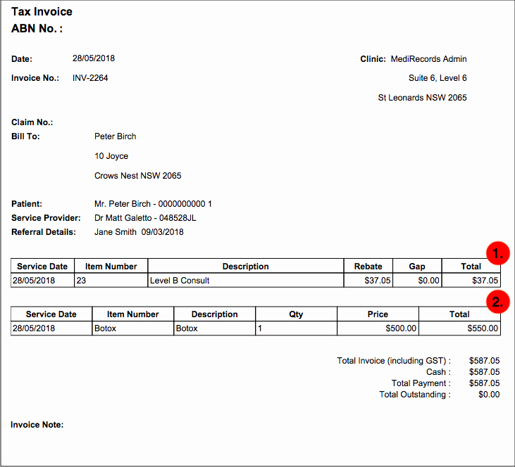 Screen Printing Invoice Template Best Of Medirecords Invoice Types – Medirecords Knowledge Base