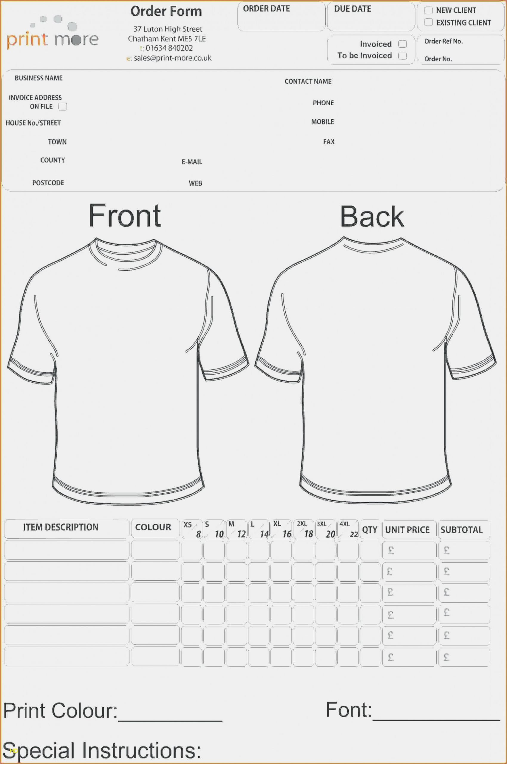 Screen Printing Invoice Template Best Of Ten Facts that Nobody told