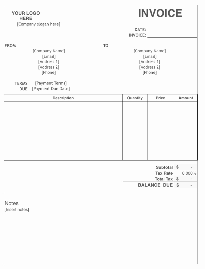 Screen Printing Invoice Template Elegant Excel Invoice Template Free Download