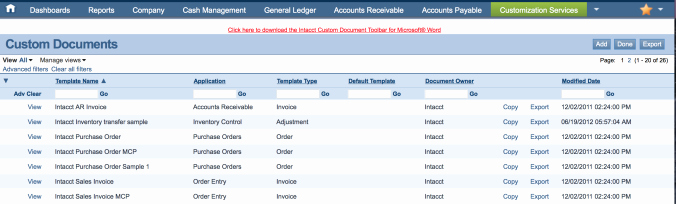 Screen Printing Invoice Template Inspirational Intacct Customization Documents &amp; Custom Invoices