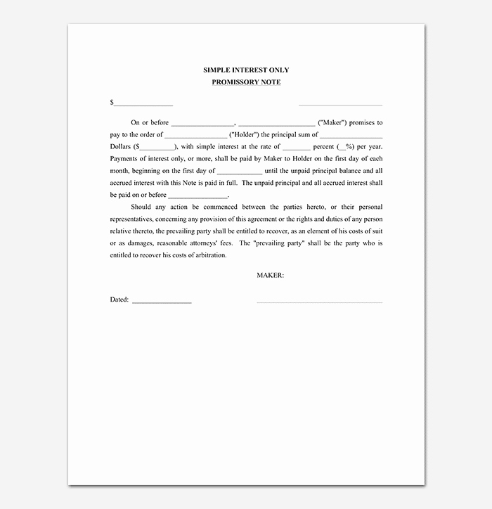 Secured Promissory Note Template Word Lovely Promissory Note Template 20 Free for Word Pdf