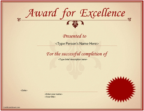 Service Awards Certificates Template Luxury Free 35 Best Award Certificate Templates In Illustrator