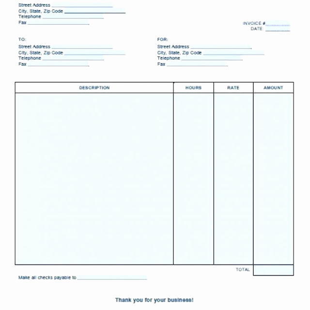 Services Rendered Invoice Template New Download Ms Excel Customer Services Invoice Templates