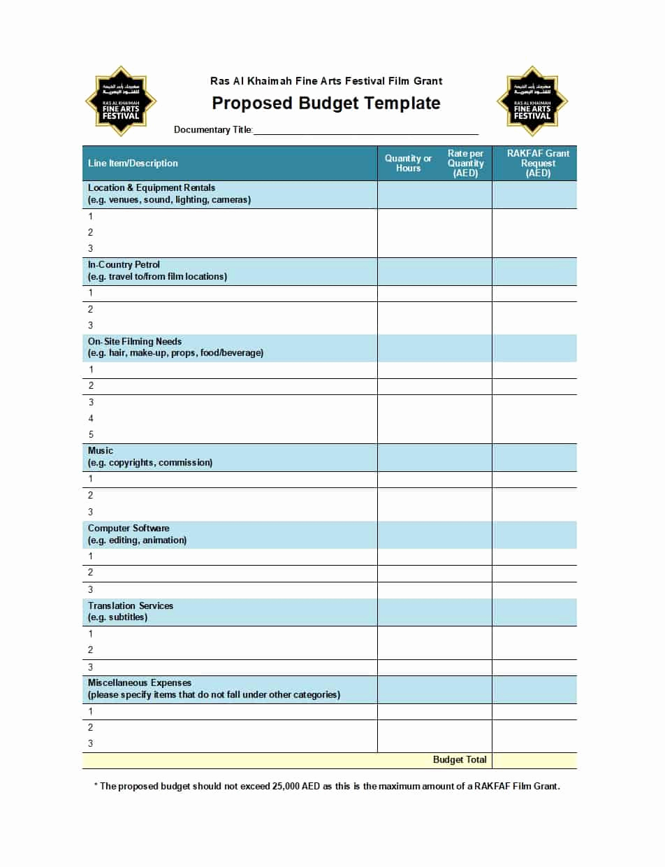 Short Film Budget Template Lovely 33 Free Bud Templates Excel Word Template Lab