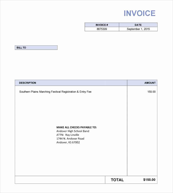 Simple Invoice Template Google Docs Beautiful Google Invoice Template 31 Free Word Excel Pdf format