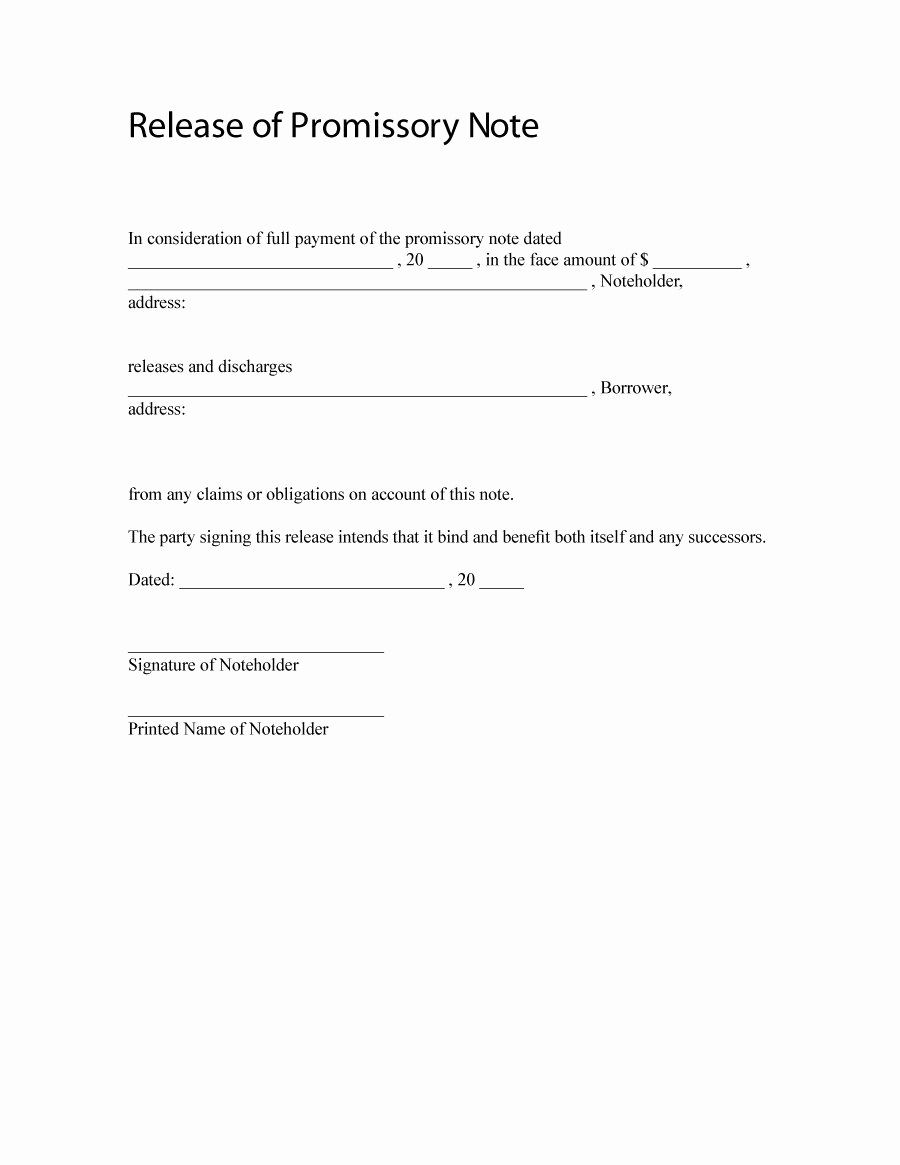 Simple Promissory Note Template New 45 Free Promissory Note Templates &amp; forms [word &amp; Pdf]