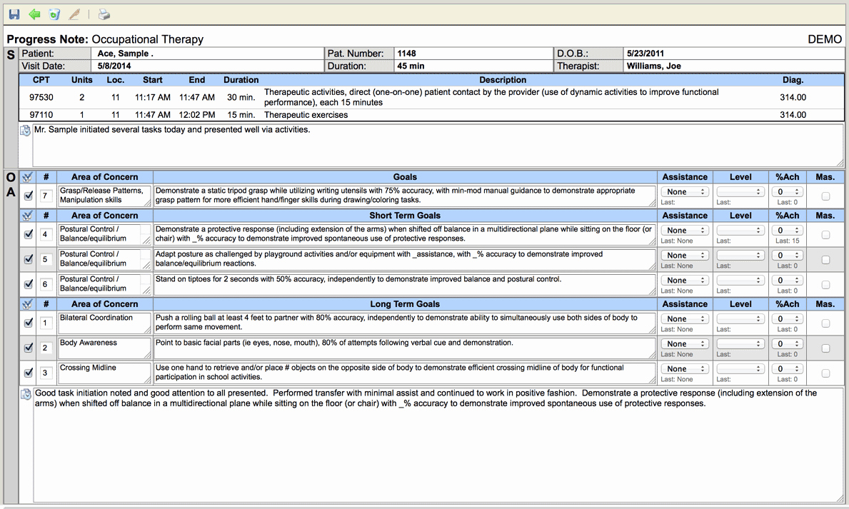 Soap Note Template Massage Lovely therapy Documentation software soap Notes