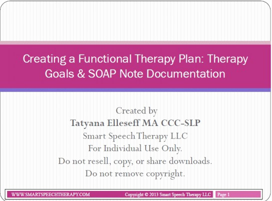 Soap Notes Speech therapy Template Best Of General assessment and Treatment Start Up Bundle